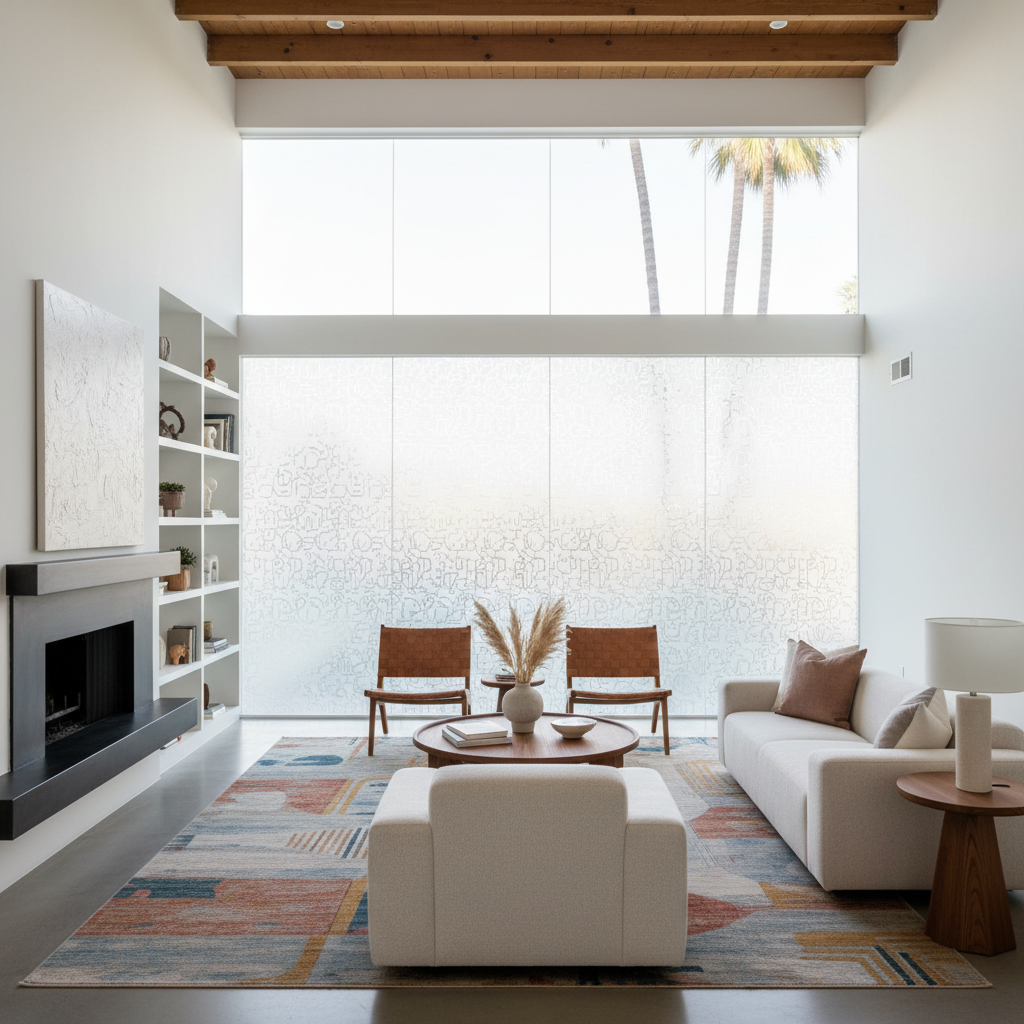 Long Beach Privacy: Decorative & Frosted Window Film