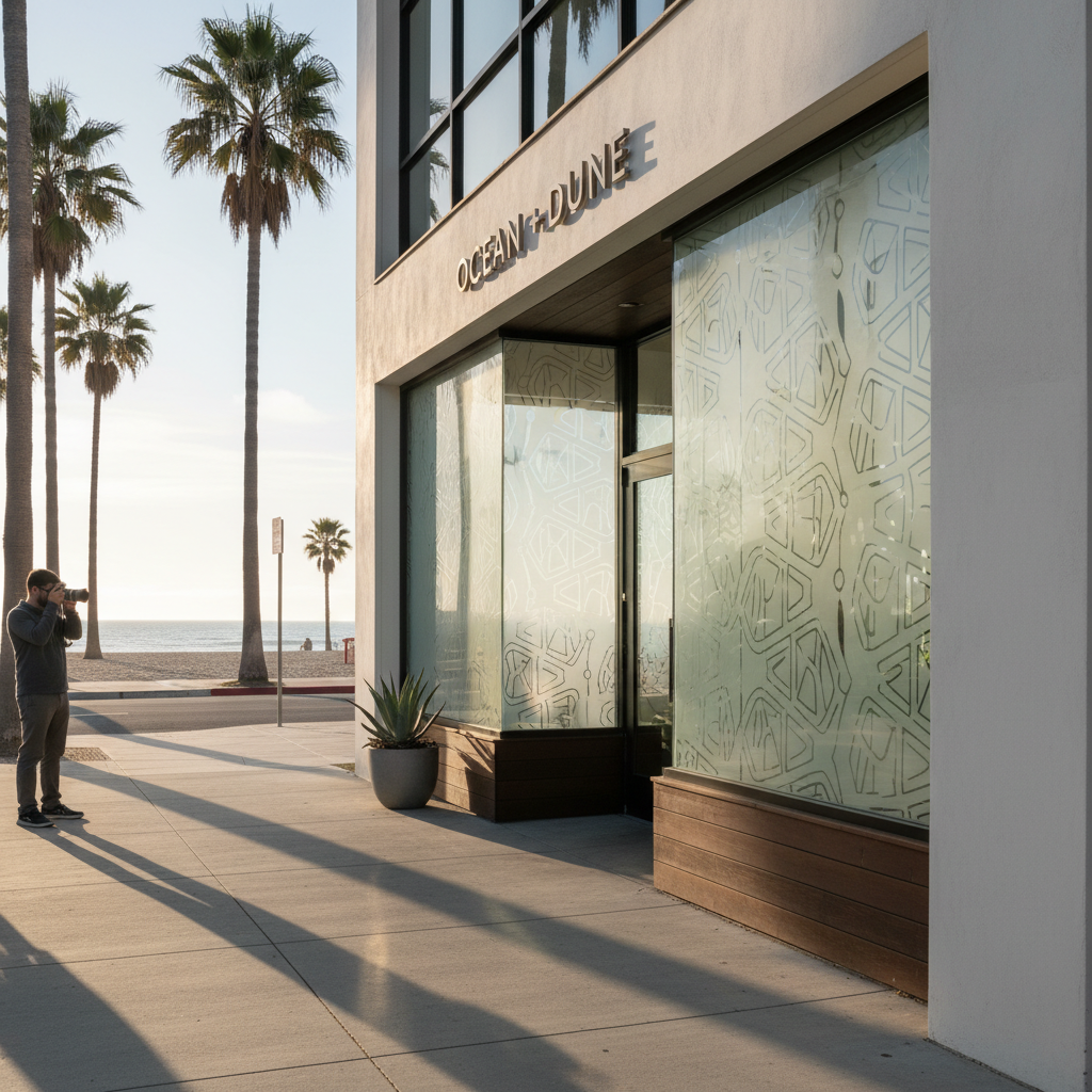 Santa Monica: Decorative & Frosted Window Film for Style & Privacy